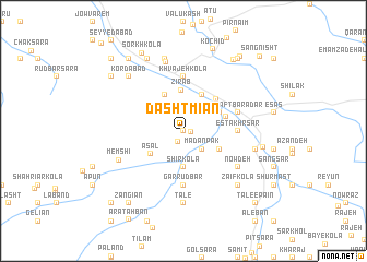 map of Dasht Mīān