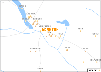 map of Dashtūk