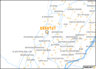 map of Dashţūţ