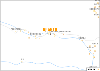 map of Dashtū