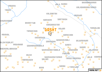 map of Dasht