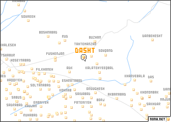 map of Dasht