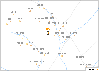 map of Dasht