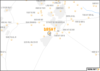 map of Dasht