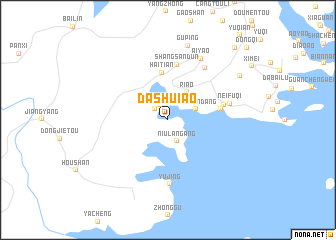 map of Dashui\