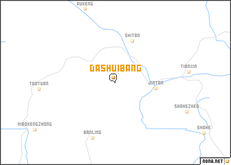 map of Dashuibang