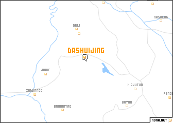 map of Dashuijing