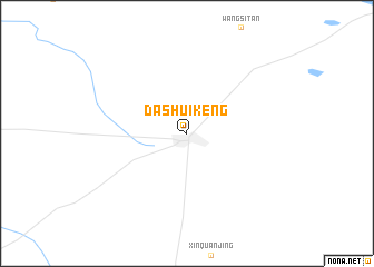 map of Dashuikeng