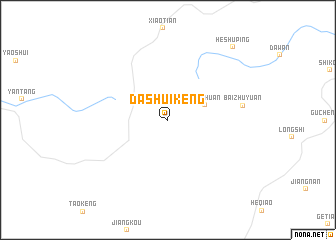 map of Dashuikeng