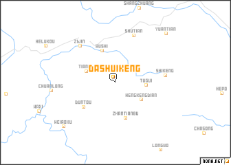 map of Dashuikeng