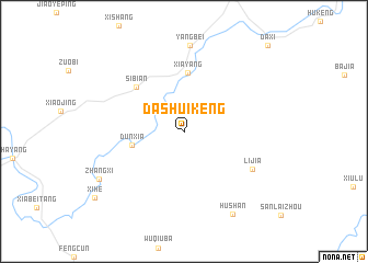 map of Dashuikeng