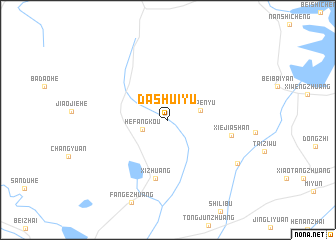 map of Dashuiyu