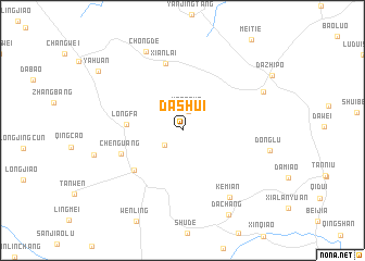 map of Dashui