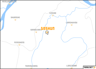 map of Dashun