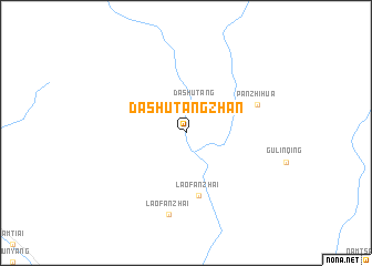 map of Dashutangzhan