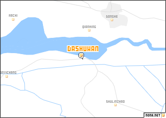 map of Dashuwan