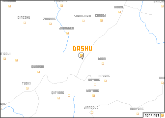 map of Dashu