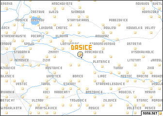 map of Dašice