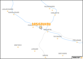 map of Dasigoukou