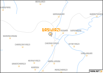 map of Dasijiazi