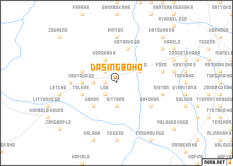 map of Dasingboho