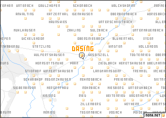 map of Dasing