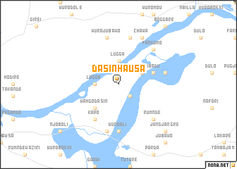 map of Dasin Hausa