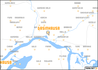 map of Dasin Hausa