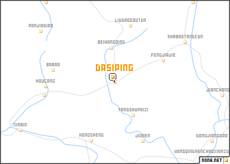 map of Dasiping