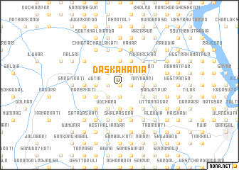 map of Daskāhania