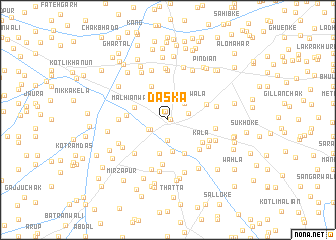 map of Daska