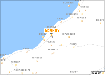 map of Daşköy