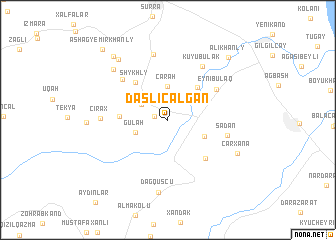 map of Daşlı Çalğan