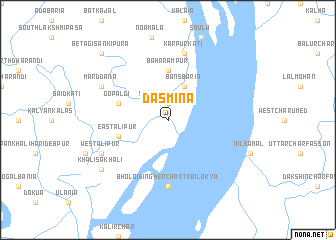 map of Dasmina