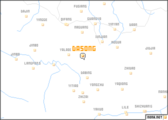 map of Dasong