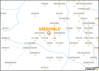 map of Dasoumblé