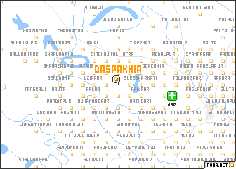 map of Daspākhia