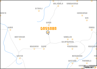 map of Dassaba