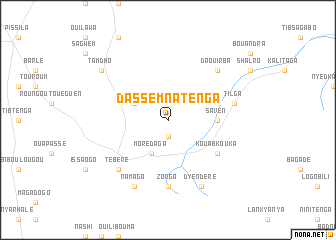 map of Dassèmnatenga
