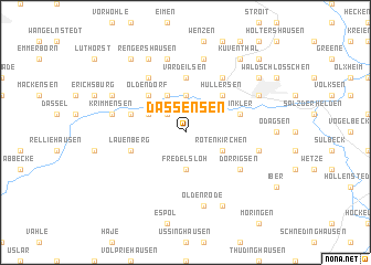 map of Dassensen