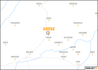 map of Dassé