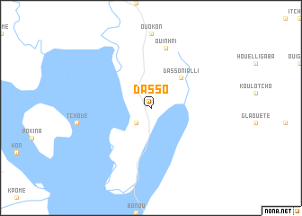 map of Dasso