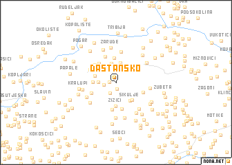 map of Daštansko