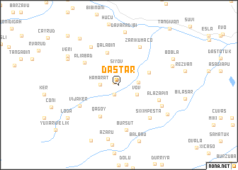 map of Dǝstǝr
