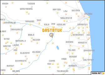 map of Daştatük
