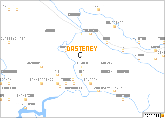 map of Dast-e Ney