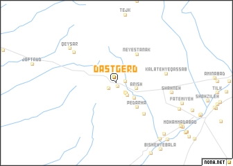 map of Dastgerd