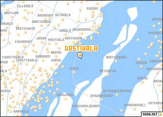 map of Dastīwāla