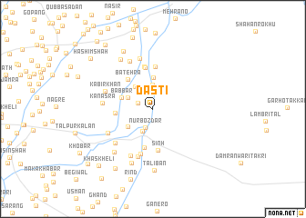 map of Dasti