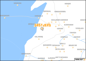 map of Dastjerd